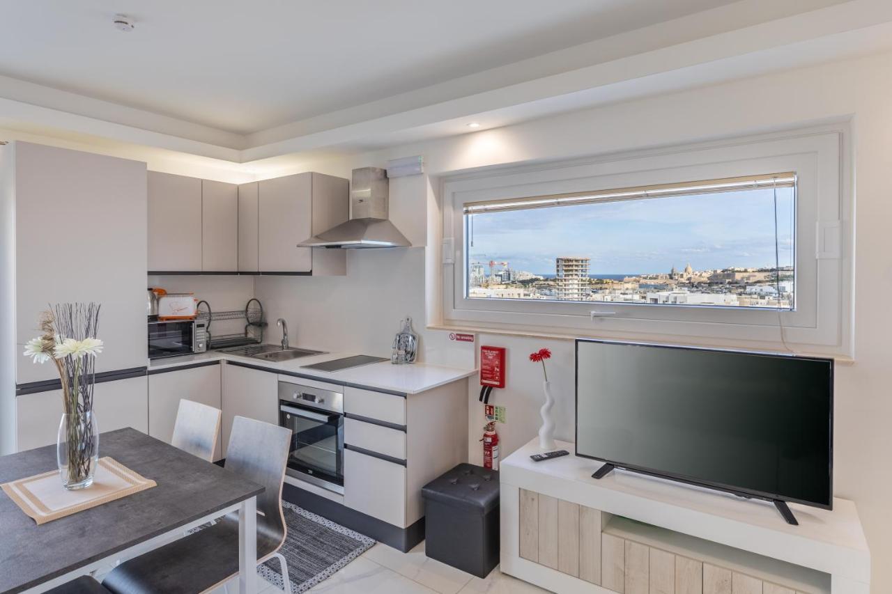 Terrace View-Stylish Two Bedrooms Fully Ac-Wifi Penthouse Msida Luaran gambar