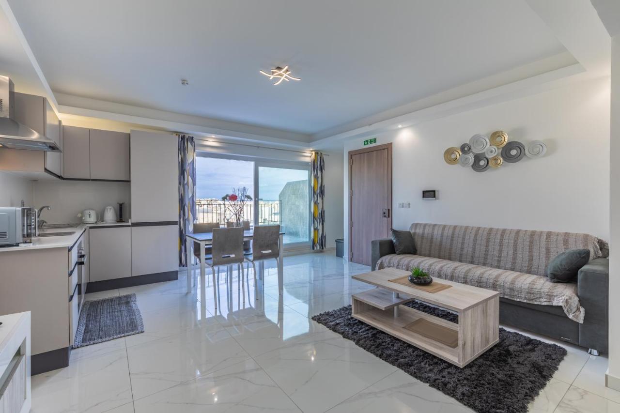 Terrace View-Stylish Two Bedrooms Fully Ac-Wifi Penthouse Msida Luaran gambar