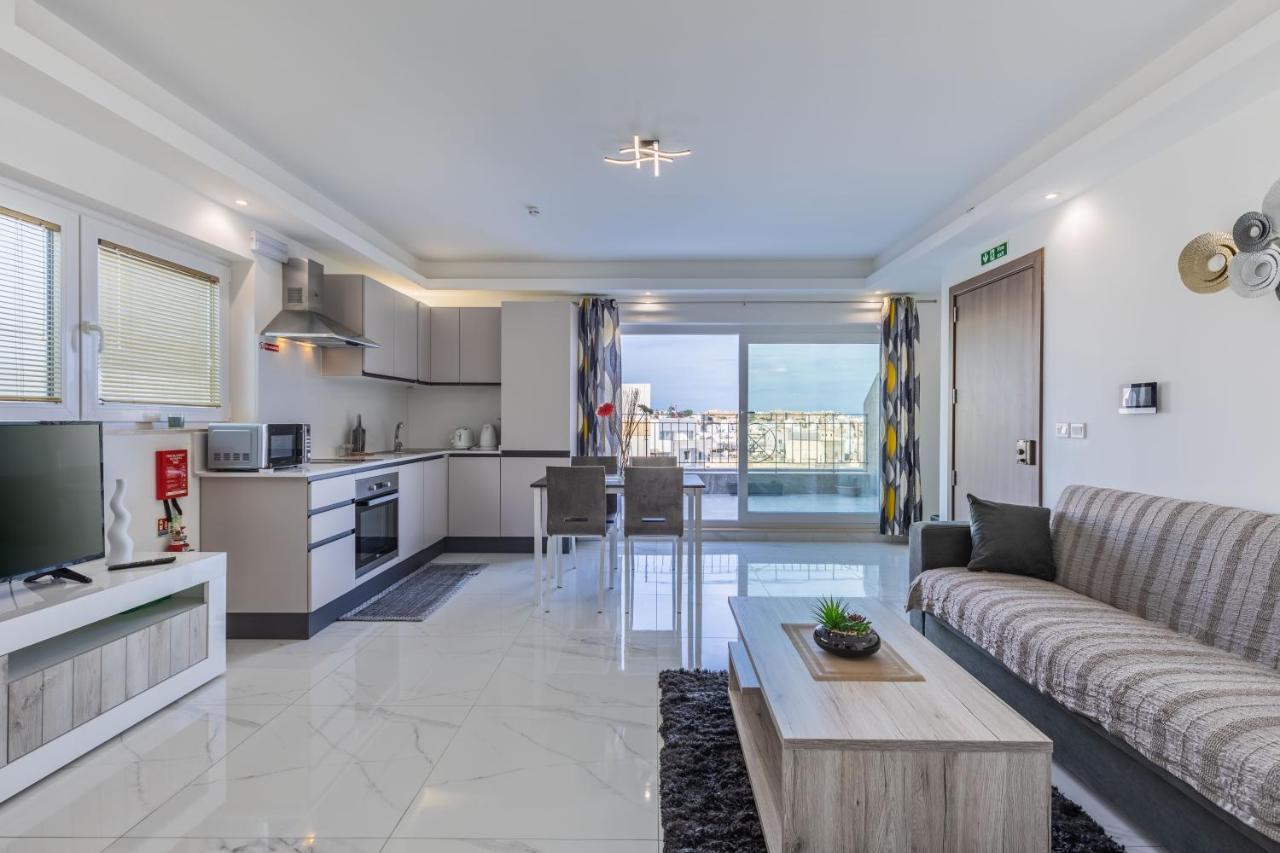 Terrace View-Stylish Two Bedrooms Fully Ac-Wifi Penthouse Msida Luaran gambar