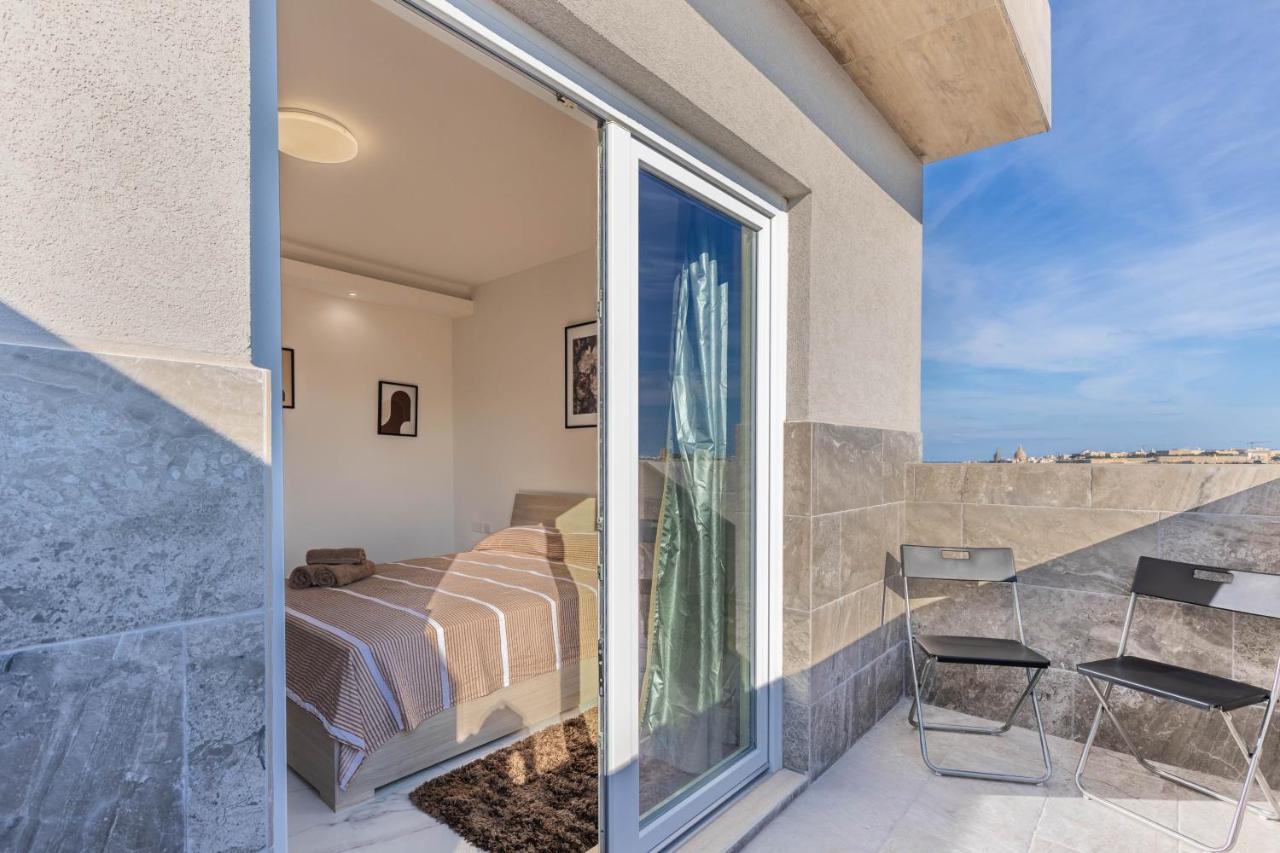 Terrace View-Stylish Two Bedrooms Fully Ac-Wifi Penthouse Msida Luaran gambar